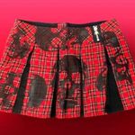 Tripp NYC Plaid Skull Skirt Photo 1