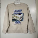 Zadig & Voltaire Judy Photoprint Cake Sweatshirt ivory crew neck sweater size XS Photo 1