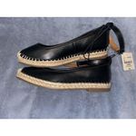 a.n.a  Black & Tan Espadrille Ballet Flats Photo 9