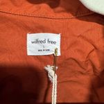 Aritzia New Aritiza Wilfred Free Relaxed Poplin Shirt Copper Red Size Small Photo 6