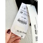 ZARA NWT  Sleeveless Sweetheart Halter Neck Crop Top Black Women's Size Medium Photo 2