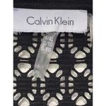 Calvin Klein Swimwear Black Crochet Trim Cover Up Dress Sz L/XL Pockets Resort Photo 7