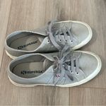 Superga  Classic Gray Lace Up Sneakers Womens Sz 6.5 Casual Skate Shoes Street Photo 4