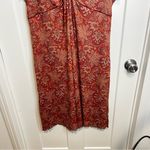 Faded Glory VTG Y2K  Babydoll Paisley Floral Dress Mesh Overlay Size XL 16-18 Photo 2