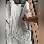 Anthropologie  Daily Practice layered onesie romper tank sleeveless pockets beige Photo 8