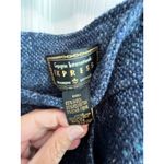 Express Tweed Mini Skirt with Pockets Blue Textured Casual Career Fall Normcore Blue Size 8 Photo 5