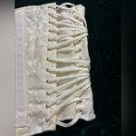 Vintage Lumbosacral Model A360 Corset Women’s Size 38 Steampunk Festival Cosplay White Photo 2