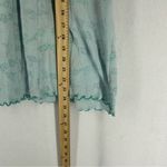 Croft & Barrow  Intimates Short Sleeve Floral Top Womens Medium Blue Photo 3