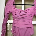 Princess Polly  Delany Mesh Ruched Bodysuit - 4 Photo 4