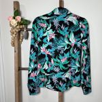 Tommy Bahama Golf Tropical Floral Print Quarter Zip Pullover Shirt Size Small Photo 4