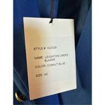 Generation Love Leighton Crepe Blazer in Cobalt Blue Size XS Photo 6