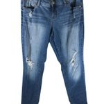 Torrid  Womens Skinny Jeans Distressed Stretch 12 Photo 0