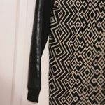 Parker Women's Black Geometric Pattern Long Sleeve Knitted Sweater Size XSmall Photo 4