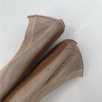 Cole Haan Shoes Size 7 Ballet Flats Taupe Silver Elastic Stretch Classic Office Photo 6