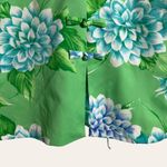 70’s Vintage Polynesian Casuals Green Floral Print Kimono Jacket Blouse Size 10 Photo 2