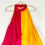 Anthropologie Anthro Pinnacle By Shruti Sancheti Mockneck Colorblock Ruffle Dress Size XL NEW Photo 6