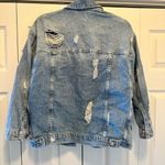 ZARA  DL1979 Distressed Ripped Denim Jacket size Small Photo 2