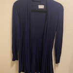 Dreamers  Navy Blue Open Front Cardigan Size Small Photo 5