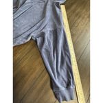 Aerie  Velour Cropped Pullover Hoodie Women's Size XL Blue Long Sleeve Photo 5