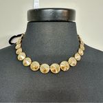 Henri Bendel NWT RARE On Point Swarovski Gold Crystal Collar Necklace Photo 0