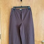 Aritzia Sunday Best Pants Womens Size 4 Brown Cotton High Waisted Chinos Jaden Photo 2