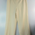 Talbots  14 32x29 Stretch Italian Wool Trousers Pants  In Ivory Photo 0