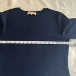 Jones New York Dark Blue Long Sleeve Dress Photo 6