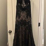 Gianni Bini GB size 13 Black Corset Back Evening Gown. New without tag Photo 0
