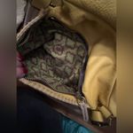 Oryany Womens Yellow & Tan Pebbled Leather Tote Shoulder Bag Multi Pockets Photo 4