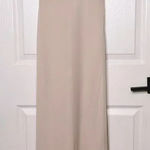 Birdy Grey Sz S Light Pink Maxi Dress Tie Back Bridesmaid Dress Photo 0