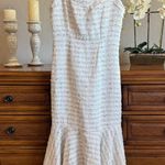 Misa Los Angeles Elke Tweed Midi Dress Medium NWT Metallic Revolve Photo 1