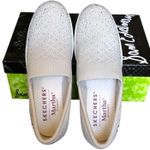 Skechers Martha Stewart Pier Lite Reflection Sparkle Wedge Slip On Shoes Sz 7.5 Photo 4