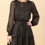 HYFVE  Little Black Sparkle Dress Photo 0