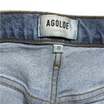 AGOLDE Riley High Rise Straight Crop Stretch Blue Size 30 Photo 5