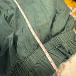 Highlight Sage Green Linen Paperbag Waist Cropped Wide Photo 5