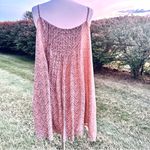 Victoria's Secret Victoria’s Secret Women’s Peach & Tan Pleated Sleeveless Trapeze Dress Photo 8