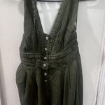 Free People City’s Edge Romper Dried Basil NWT Photo 0