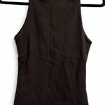 ZARA  Knit High‎ Neck Tank Top in Black - Size Small Photo 0