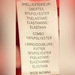 Adrianna Papell - Floral Lace Inset Orangered Dress Cocktail Party Size 6 Photo 5