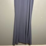 Adrianna Papell NWT  One Shoulder Lace Crepe Gown Dusty Blue Women’s Size 8 Photo 6