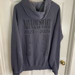 Taylor Swift NEW Eras Tour Bluish/Grey Hoodie - Authentic - Size Medium Photo 5