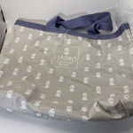Lladro Collectors Society‎ Tote Bag Gray White Nylon Straps Handle Photo 0