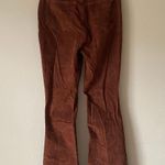 Old Navy High-Waisted Burgundy Corduroy Flared Jeans Photo 1
