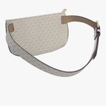 Michael Kors BNWT Vanilla White Logo Gold Hardware Waist Pack Fanny Pack L/XL Photo 9