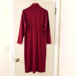 LL Bean Turtleneck Midi Dress Sz L Pink Size L Photo 3