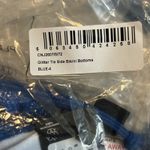 Pretty Little Thing  Blue Glitter Tie Side Bikini Bottom NWT US 0 Photo 3