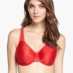 Wacoal RED SATIN UNDERWIRE FULL FIGURE BRA 40DDD Photo 0