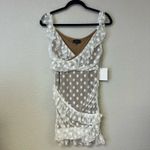 Majorelle NWT  Bandit Off the Shoulder Mini Dress White Medium Photo 2