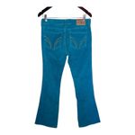Hollister y2k Corduroy Turquoise Flare Pants Photo 3