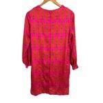 Vilagallo Allegra silk shift mini hot pink orange dress‎ size 38 $238 Photo 7
